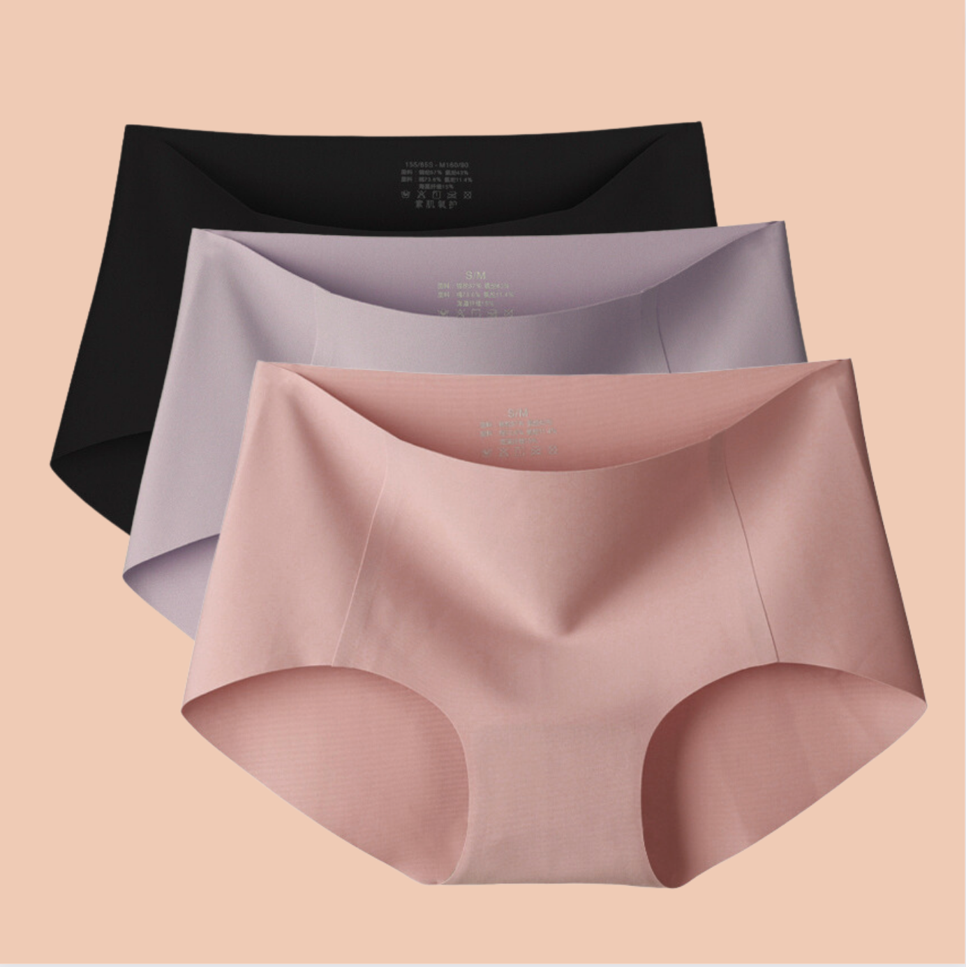 Blush inner air-sense panty underwear空氣感無痕內褲超無縫內褲高腰孕肚包臀底褲套裝
