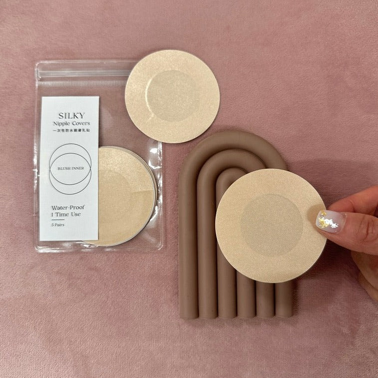 Silky Nipple Cover 即棄式絲滑防水乳貼 圓形 5 對裝