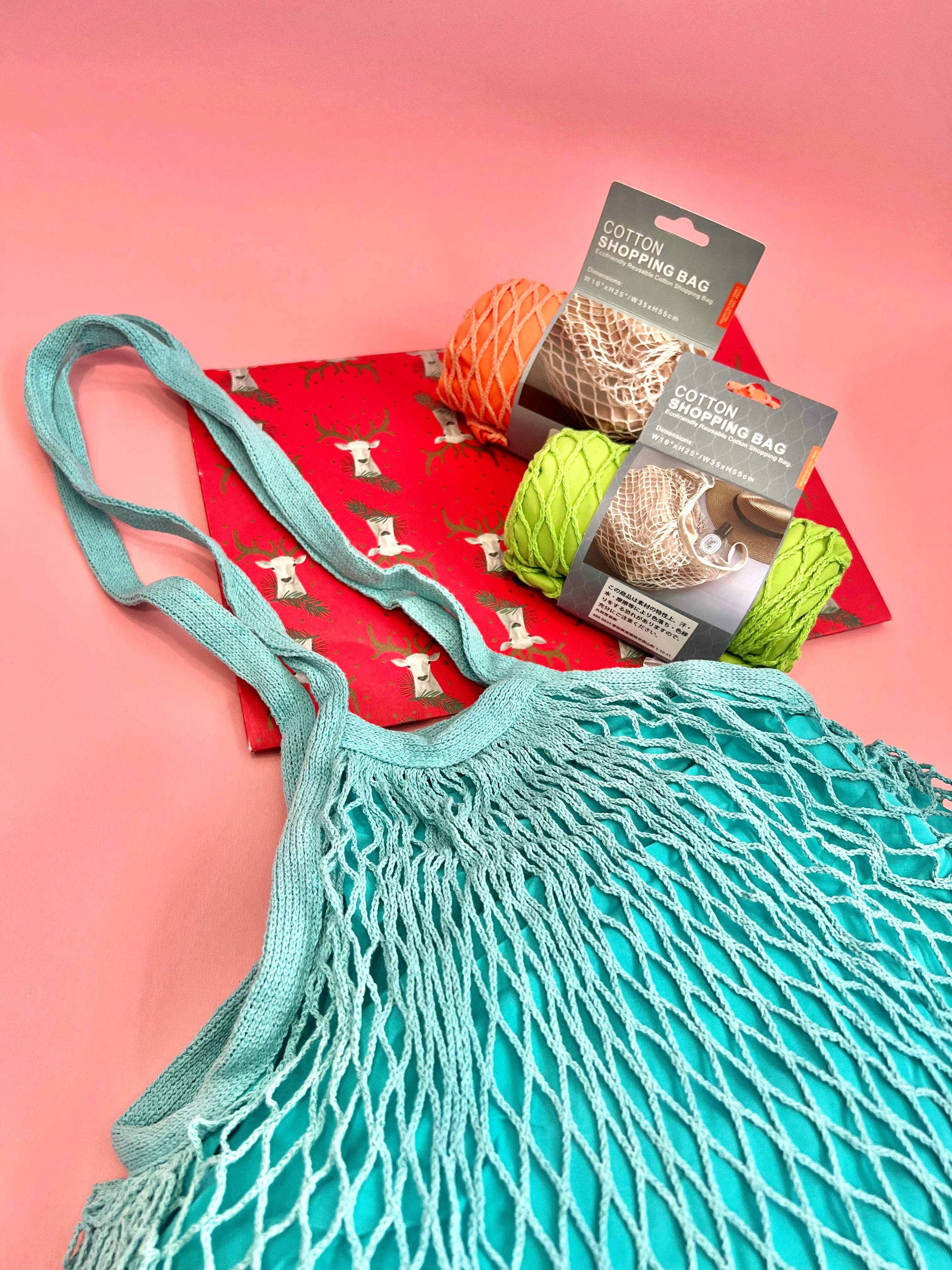 日本直送 輕便環保網袋 Mesh Bag (多色)