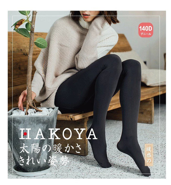 HAKOYA日本製🇯🇵140D 不透肉瘦腿襪褲 (M-XL)