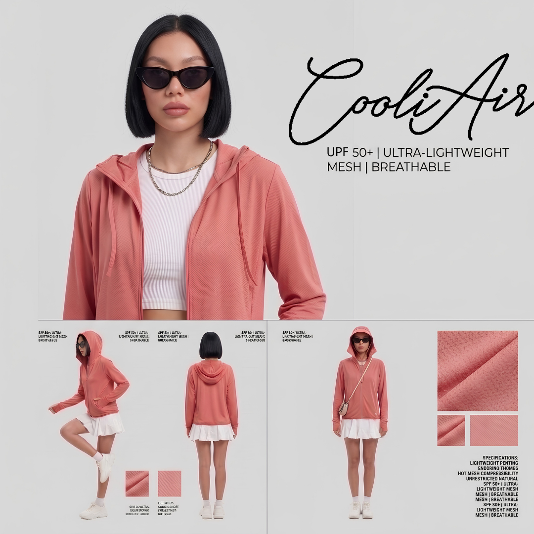 【可拆式】CooliAir超輕薄防UV防曬外套