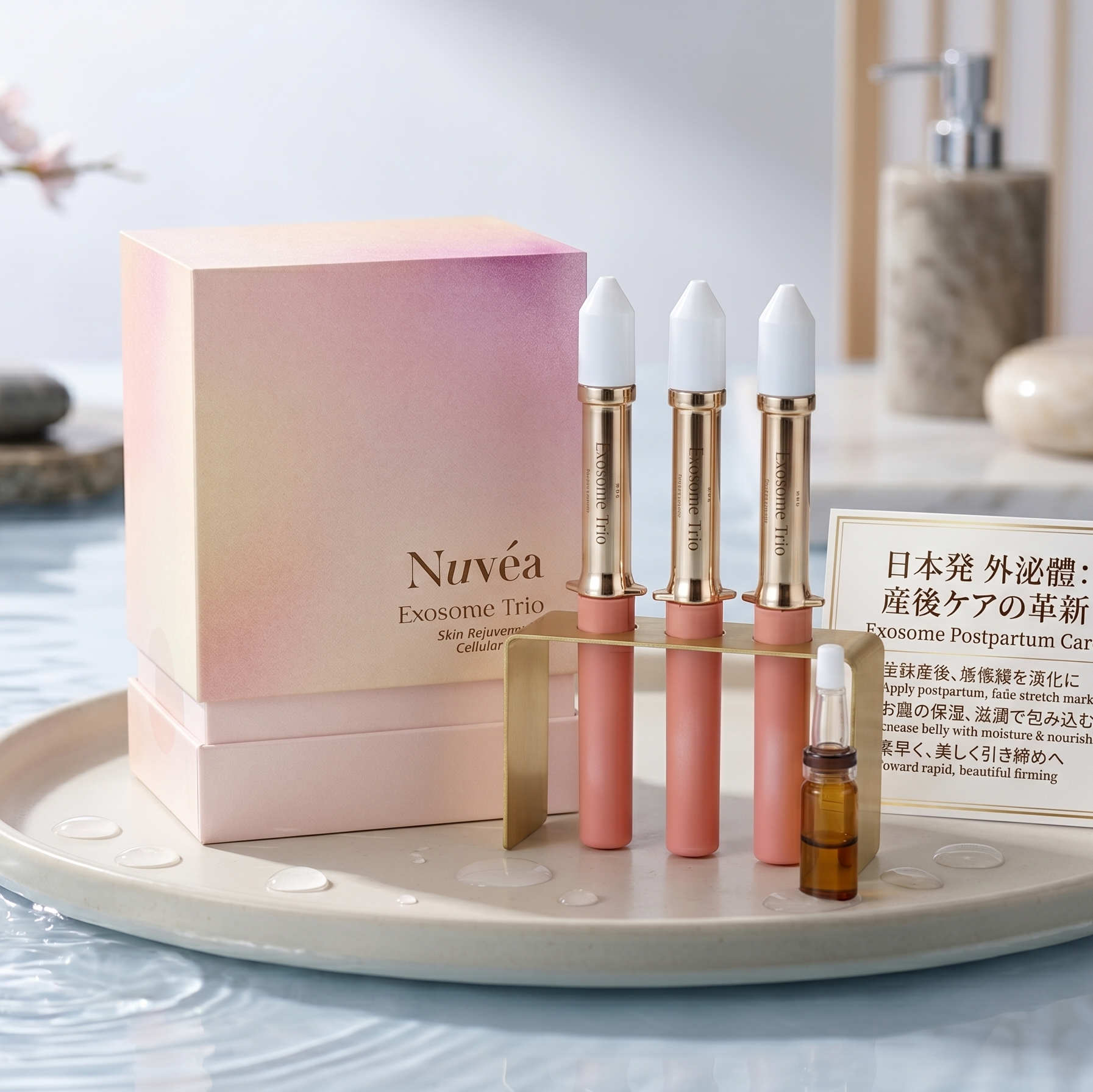 日本Nuvea Exosome Trio外泌體抗紋保濕三重奏